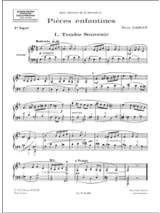 Pièces Enfantines 1er Degré - Pierre Sancan - Partition - Piano